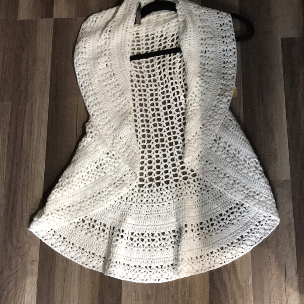 Brand new Lightweight Crocheted vest/shrug